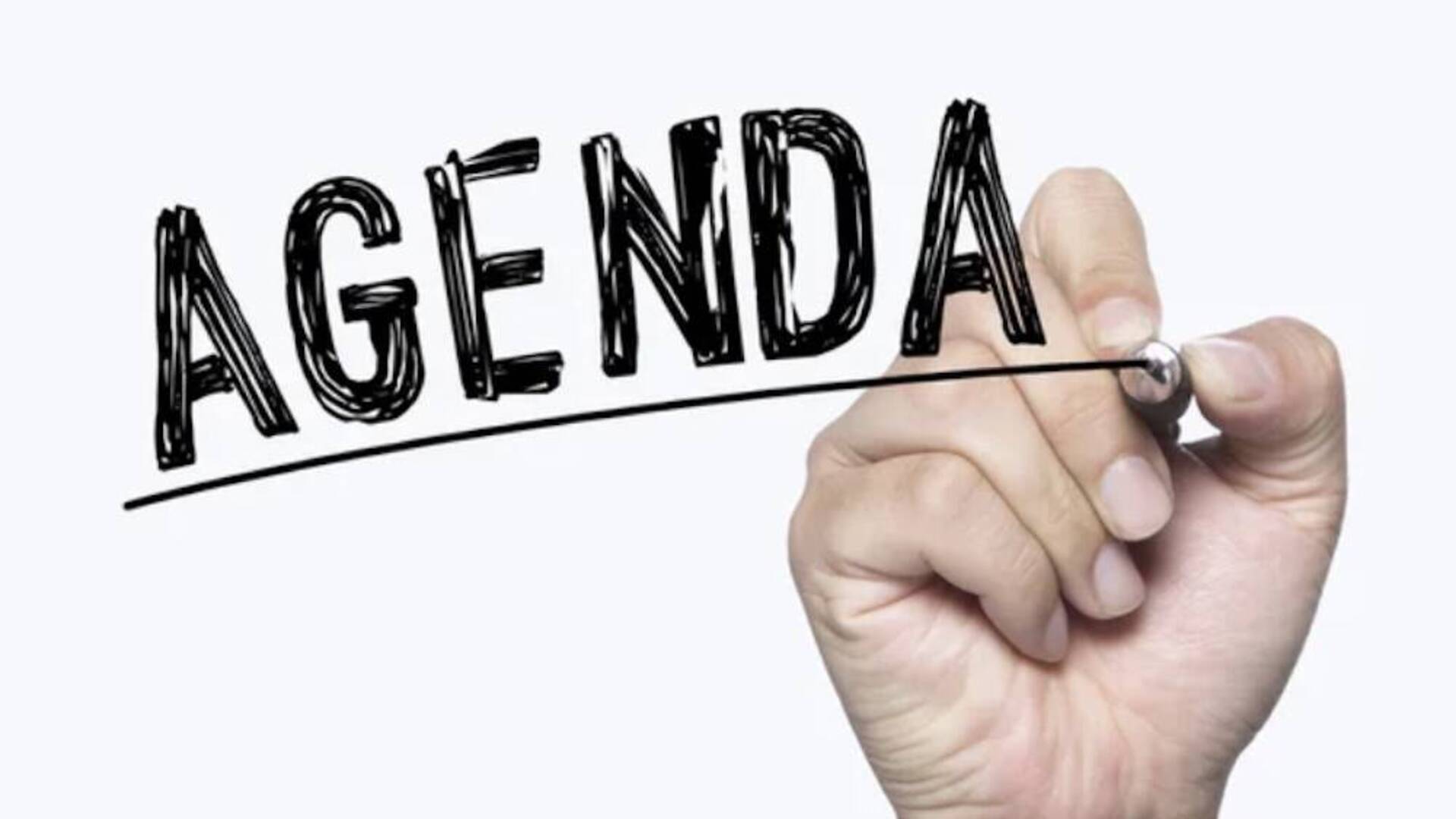 Questa è l’agenda – prova