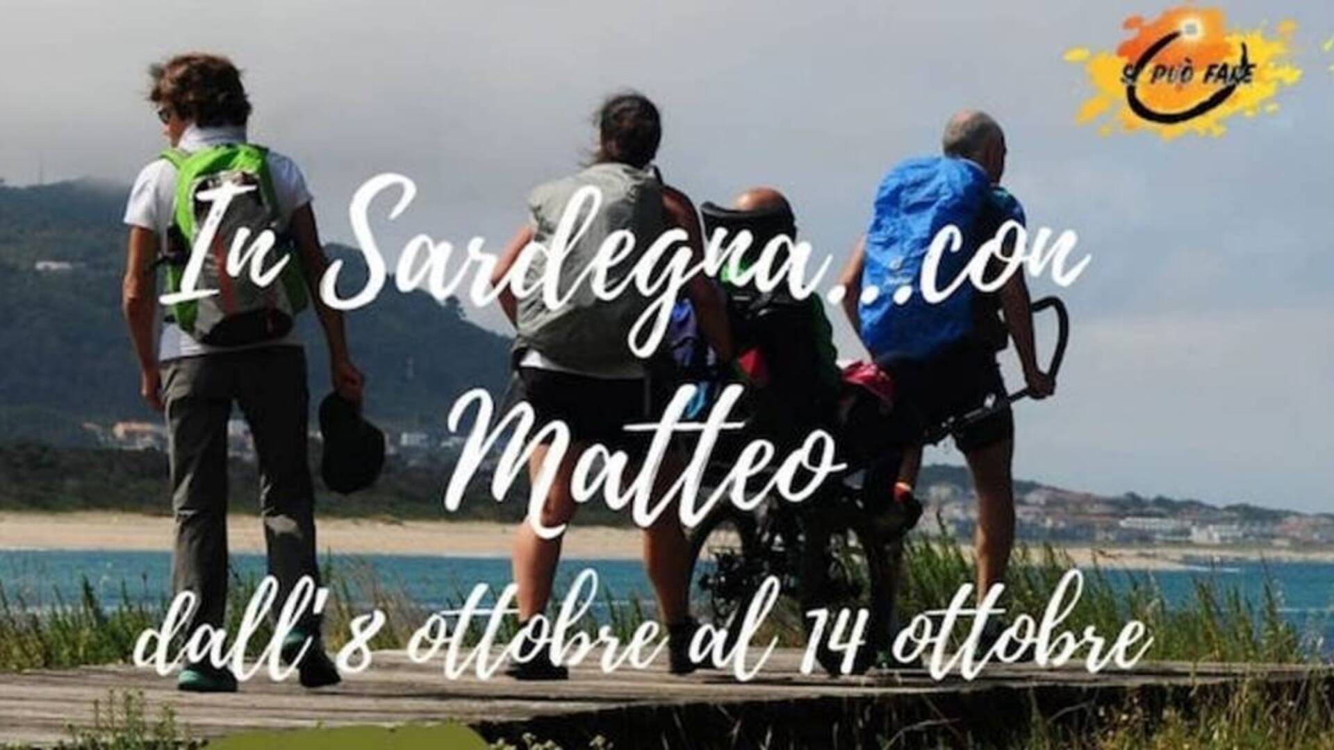 Da Terralba parte il cammino solidale con Matteo Gamerro in Sardegna