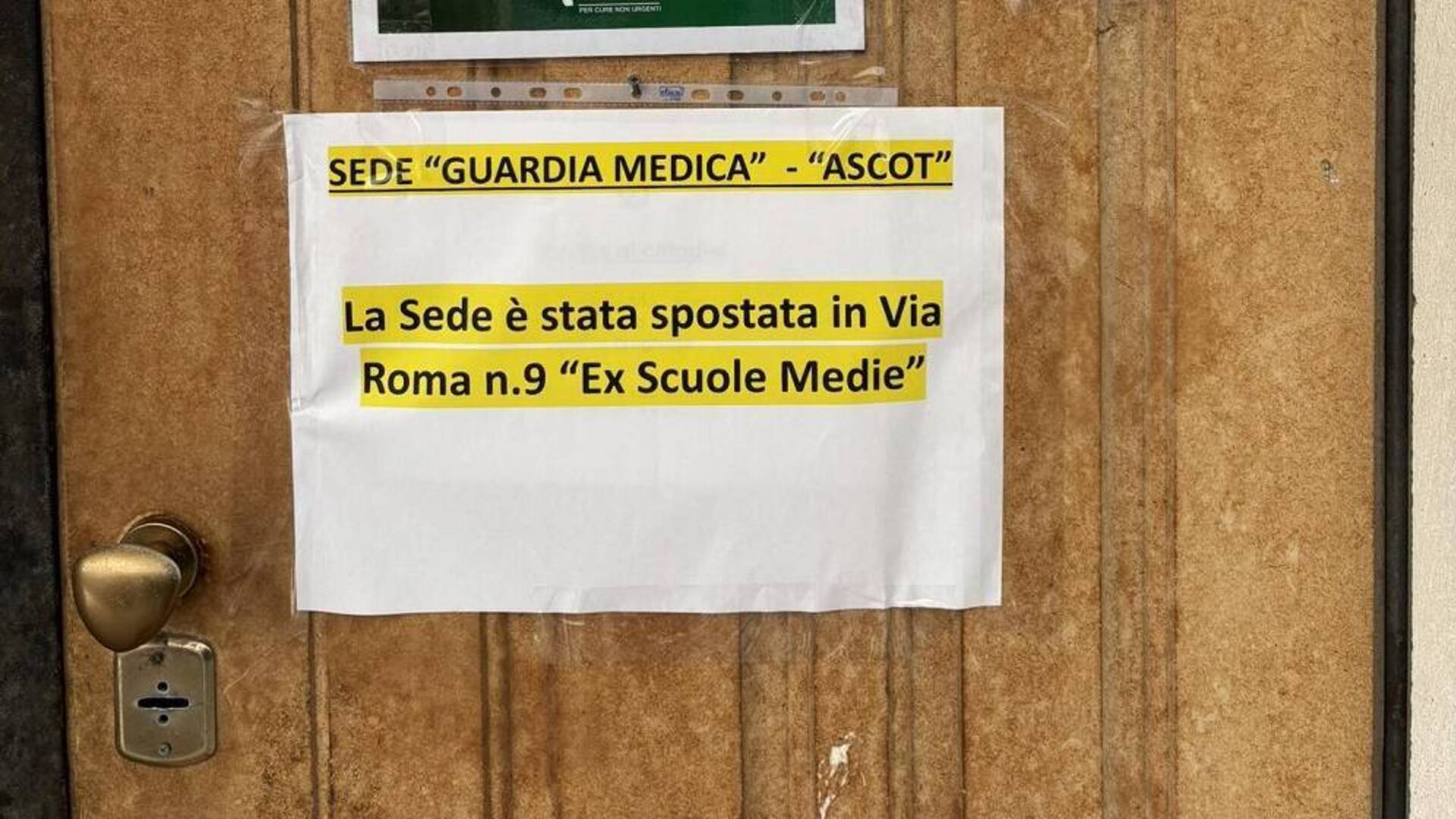 “Solo un topo nell’ambulatorio. Servizio attivato con la massima urgenza”