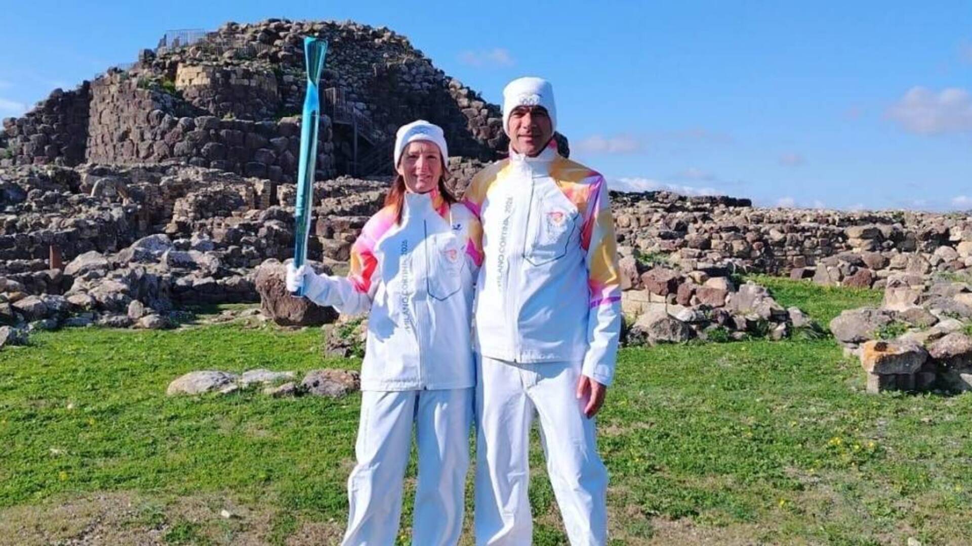 Da Arborea a Nuoro e Barumini per accompagnare la Fiamma olimpica nel suo viaggio