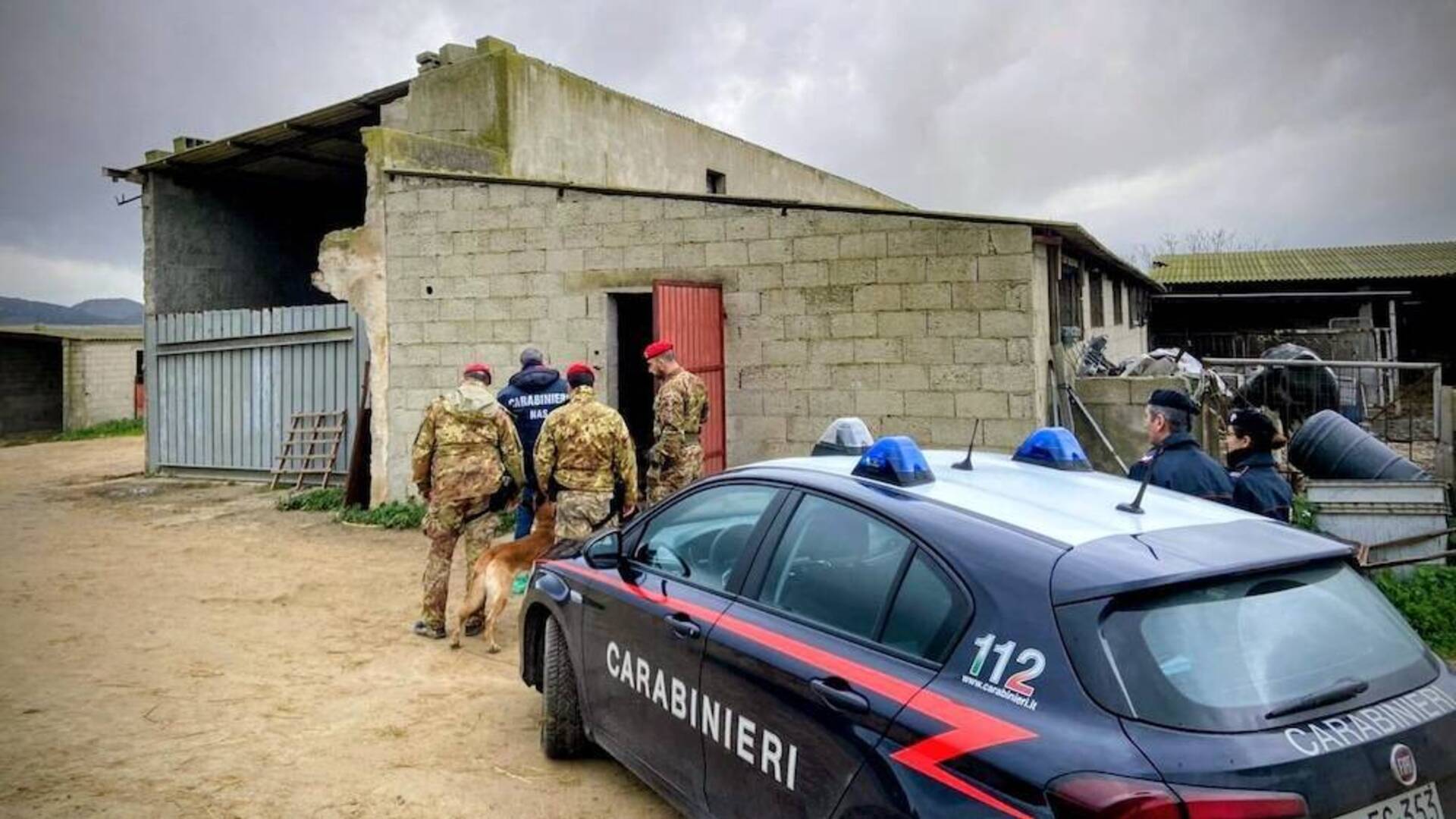 Blitz con i carabinieri Cacciatori di Sardegna: sequestrata molta droga, due arresti