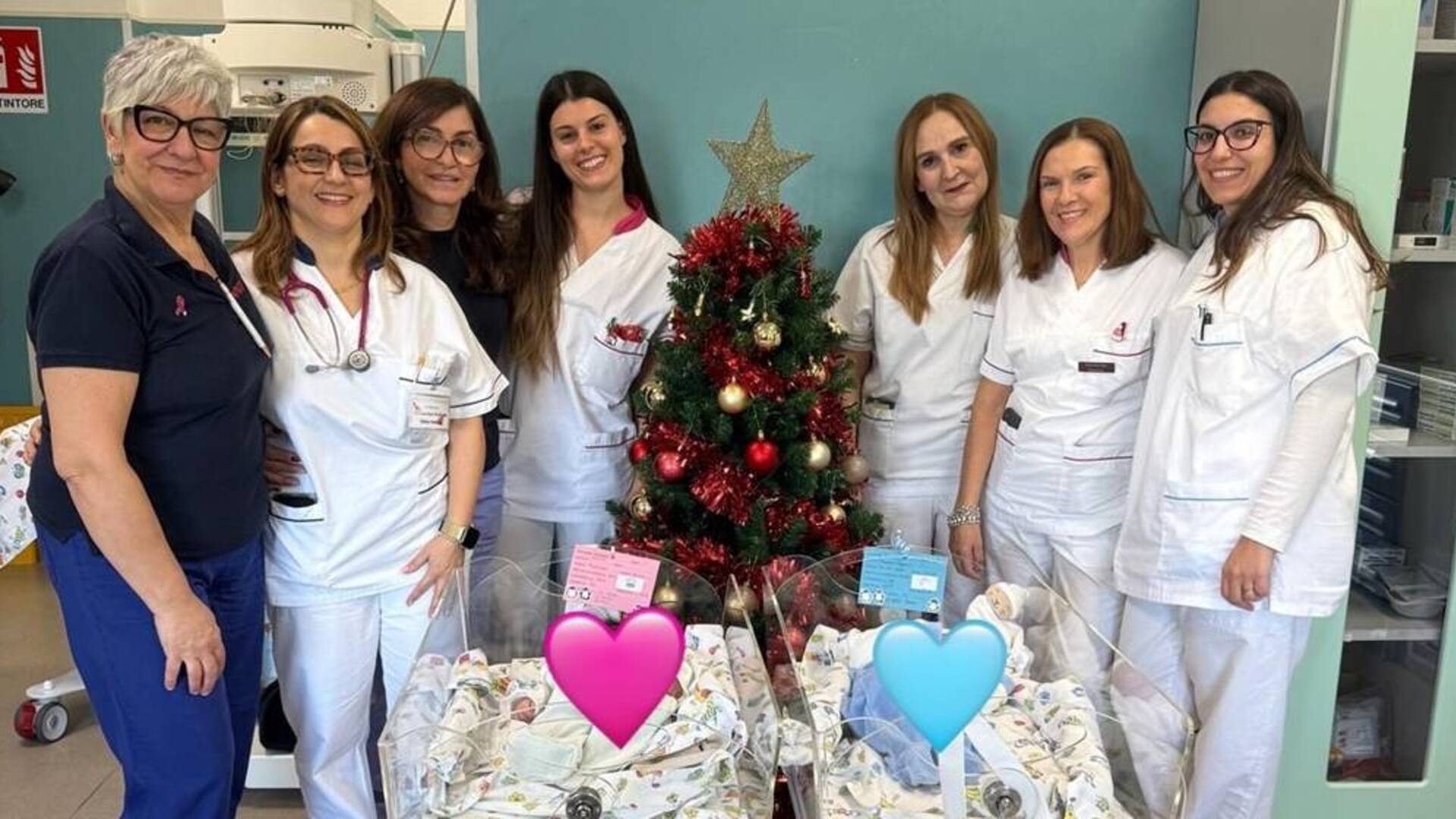 Un fiocco rosa e uno celeste tra il 2025 e il 2026 all’ospedale di San Gavino: benvenuti Francesco Sergio e Cecilia