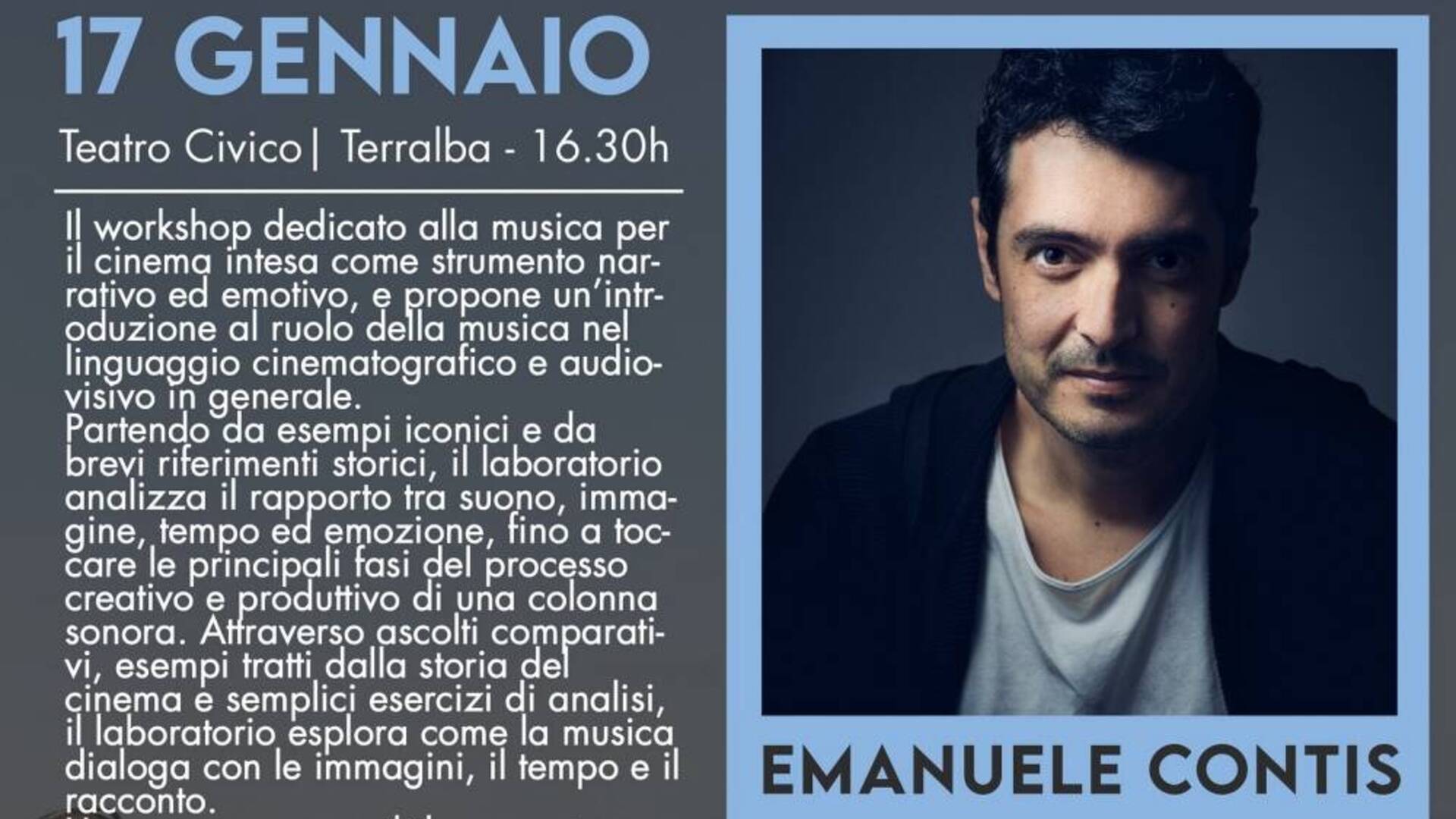 Raccontare la laguna - Locandina workshop