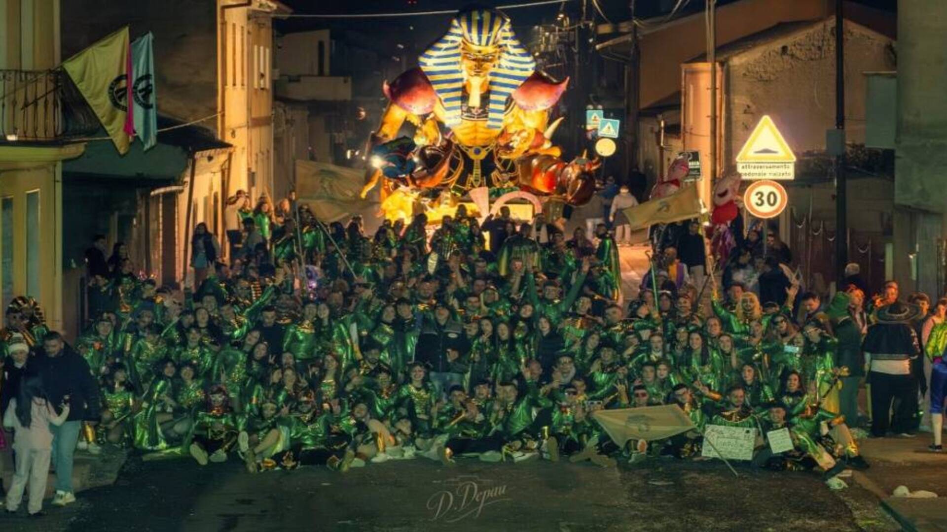 Terralba colleziona vittorie: il gruppo Storpions ha conquistato il Carnevale con il Re Scorpione