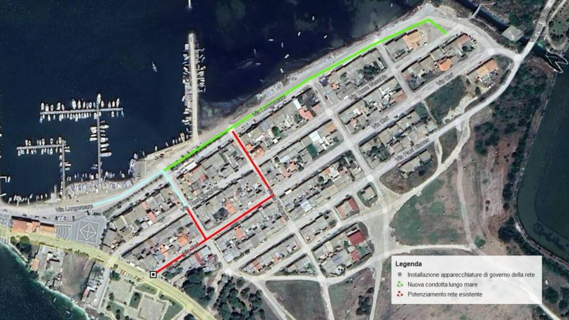 Marceddì lavori condotte