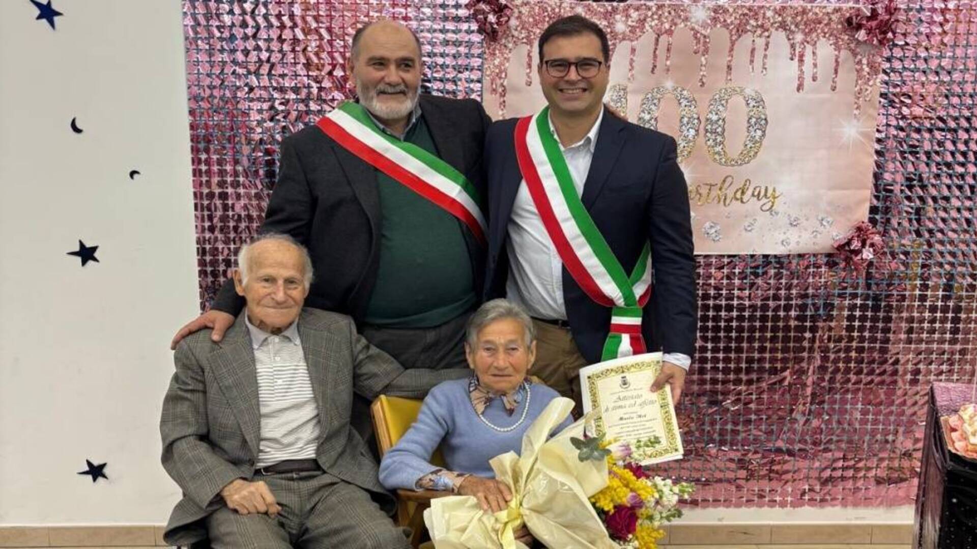 Grande festa a San Gavino per i 100 anni di Maria Ilot: tanti auguri!