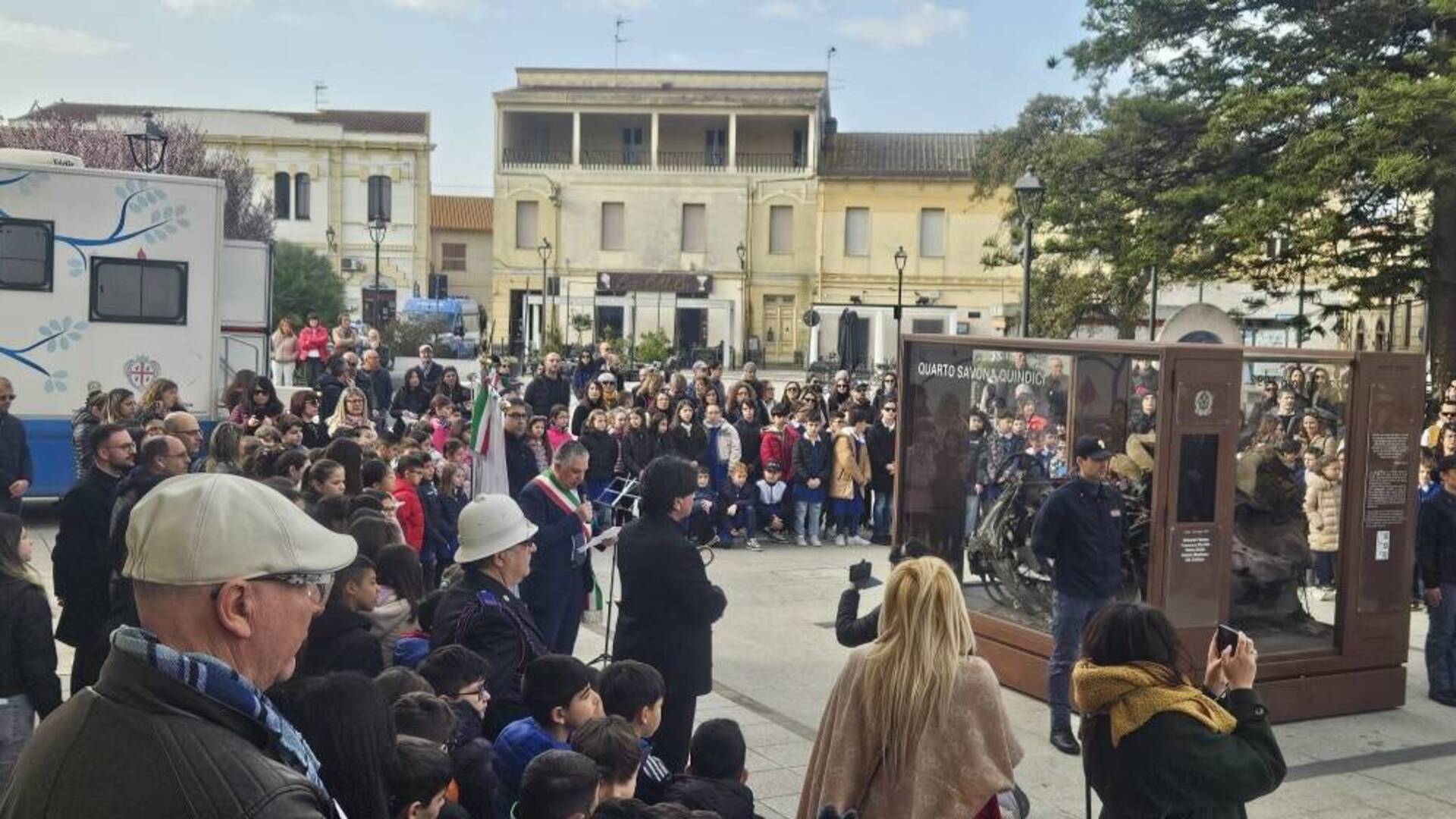 Svelata a Terralba la Teca della Memoria, simbolo del sacrificio del giudice Falcone e la sua scorta – Foto