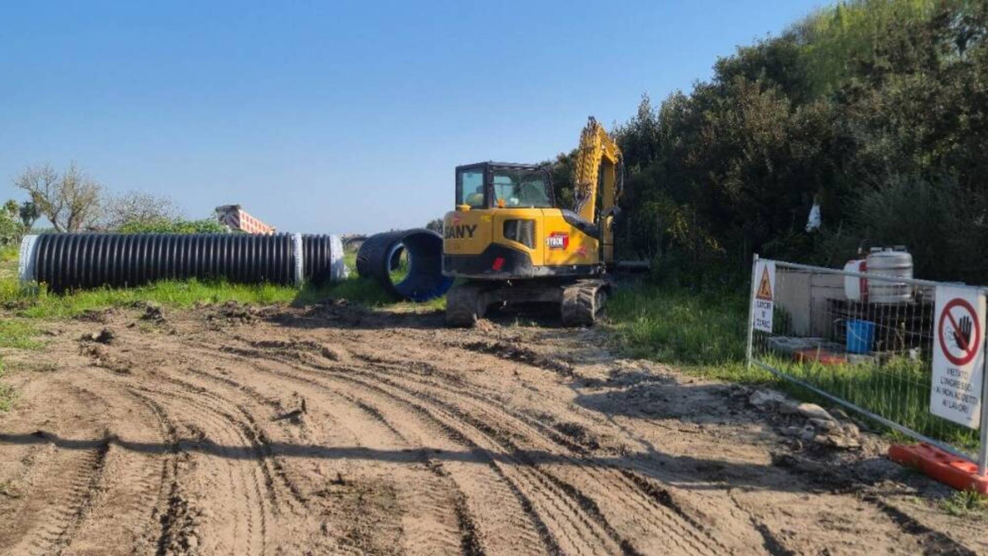 Terralba - Lavori mitigazione rischio alluvioni 