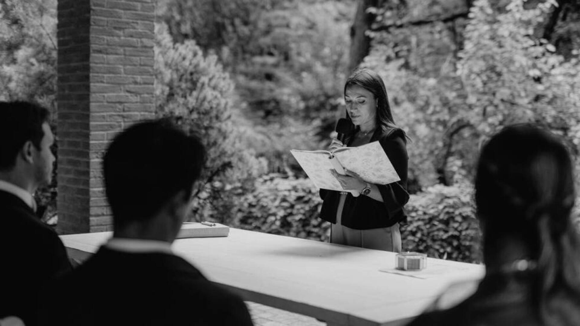 Federica Melis, celebrante laica