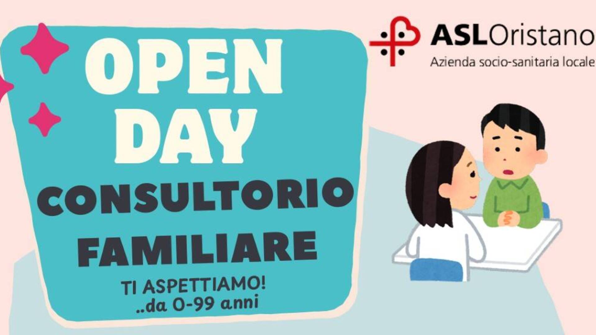 Open day nei consultori familiari: accesso gratuito e senza prenotazione