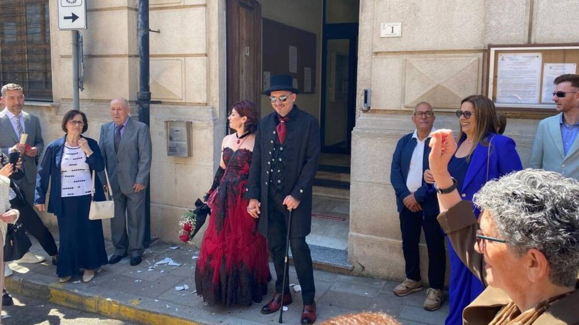 Marco Pani e Alessandra Spina oggi sposi a Terralba: auguri!