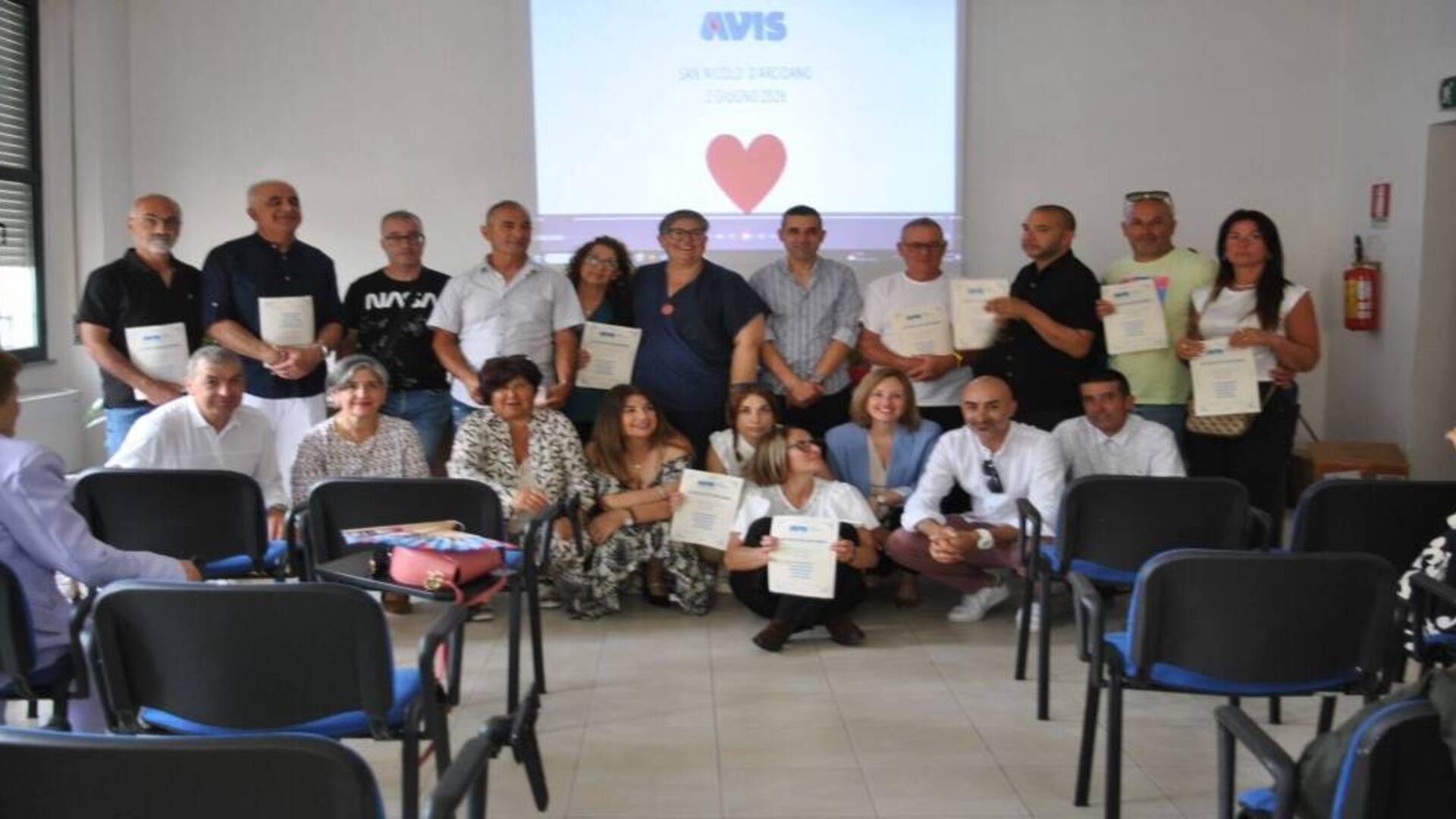 Grande festa a San Nicolò d’Arcidano per i 40 anni dell’Avis: ecco le foto