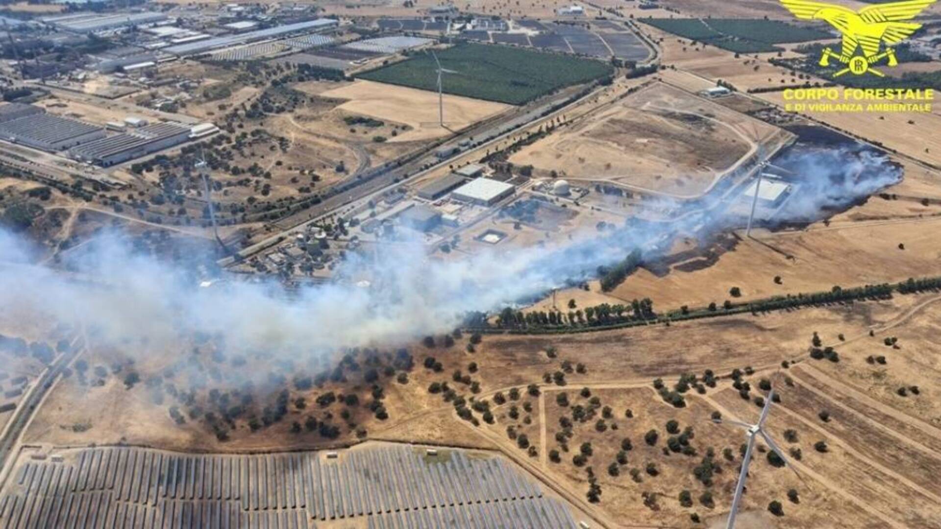 Incendio Villacidro 