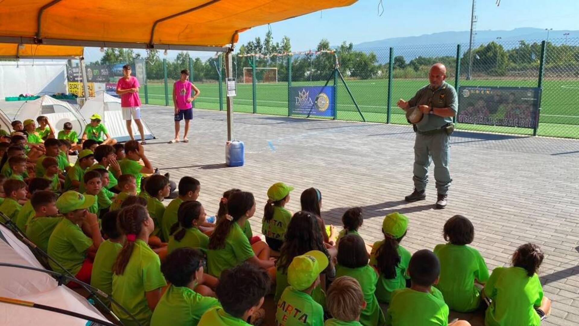 Sport e sana alimentazione, il Corpo forestale pensa ai bambini
